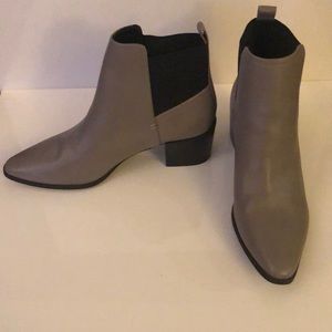 H&M Stylish Gray Booties with Black detail